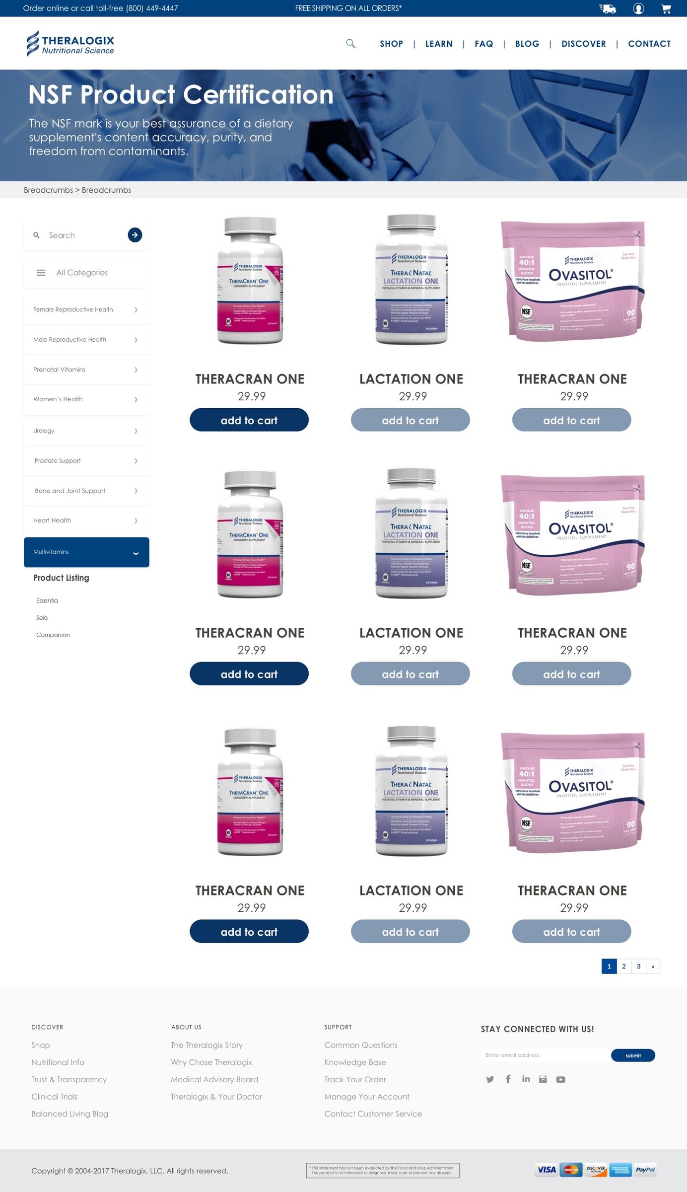 Theralogix Product Collections